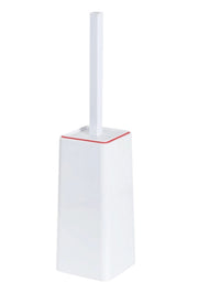 Porta Scopino Bagno WC da Terra Bianco Moderno Keope Metaform Colore: Rosso
