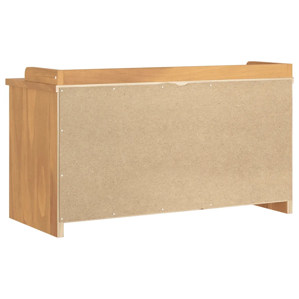 Panca da Corridoio SANDNES 87x40x50 cm Legno Massello di Pino 4010463
