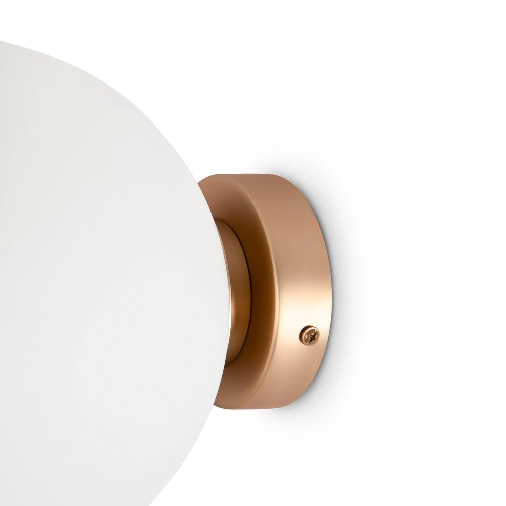 Applique Maytoni Basic Form globo bianco ottone MOD321WL-01G3