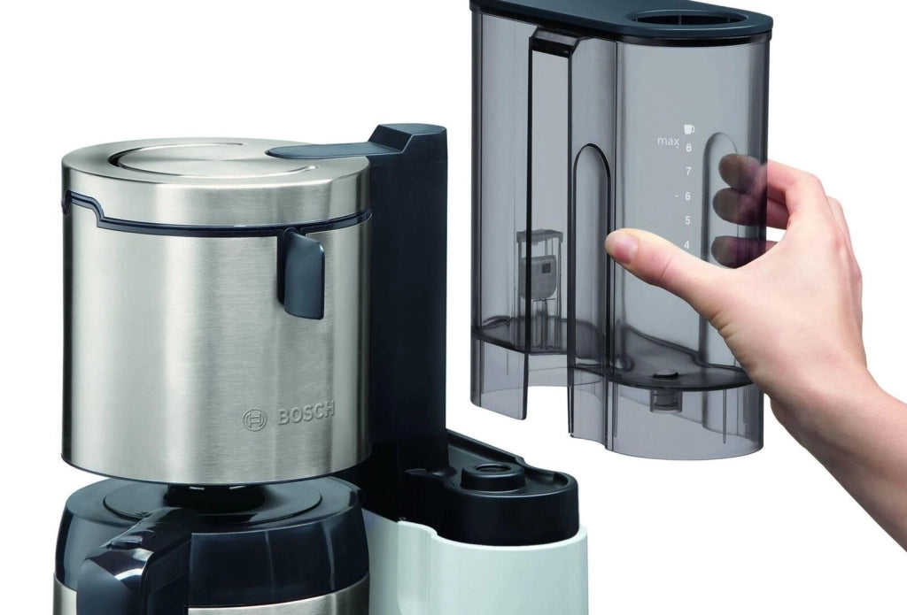 Bosch TKA8A683 Styline Macchina da caffe' con Filtro Caraffa Termica 1,1 L 8 tazze 1100 W colore Nero Bianco
