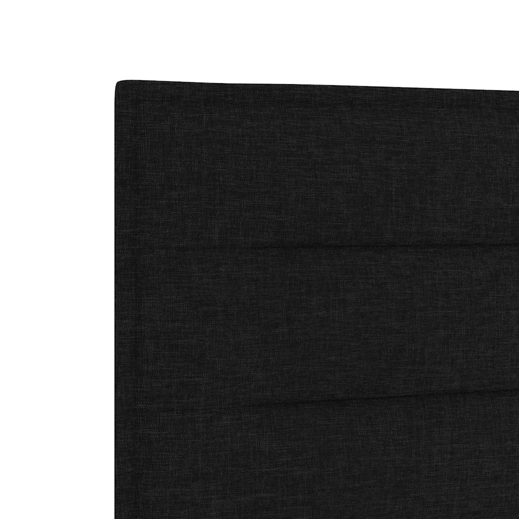 Testiera | Testata Nero 144 cm Tessuto