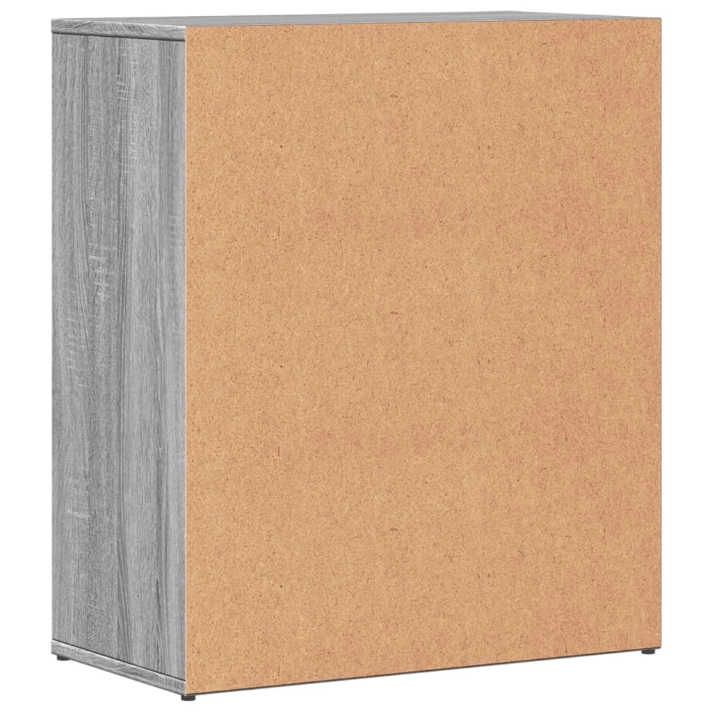 Buffet credenza cassettiera armadio mobile contenitore organizer per cucina soggiorno salotti set da 2 Sonoma 60 x 31 x 70 cm legno ingegnerizzato grigio 02_0036959