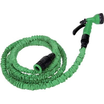 TUBO IRRIGAZIONE ESTENSIBILE IN KIT STARS  MT 5,0/15,0 +RACCORDI+IDROPISTOLA