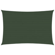 Vela ombreggiante/ombrellone 160 g/m² HDPE 2,5 x 4 m verde scuro 02_0009409