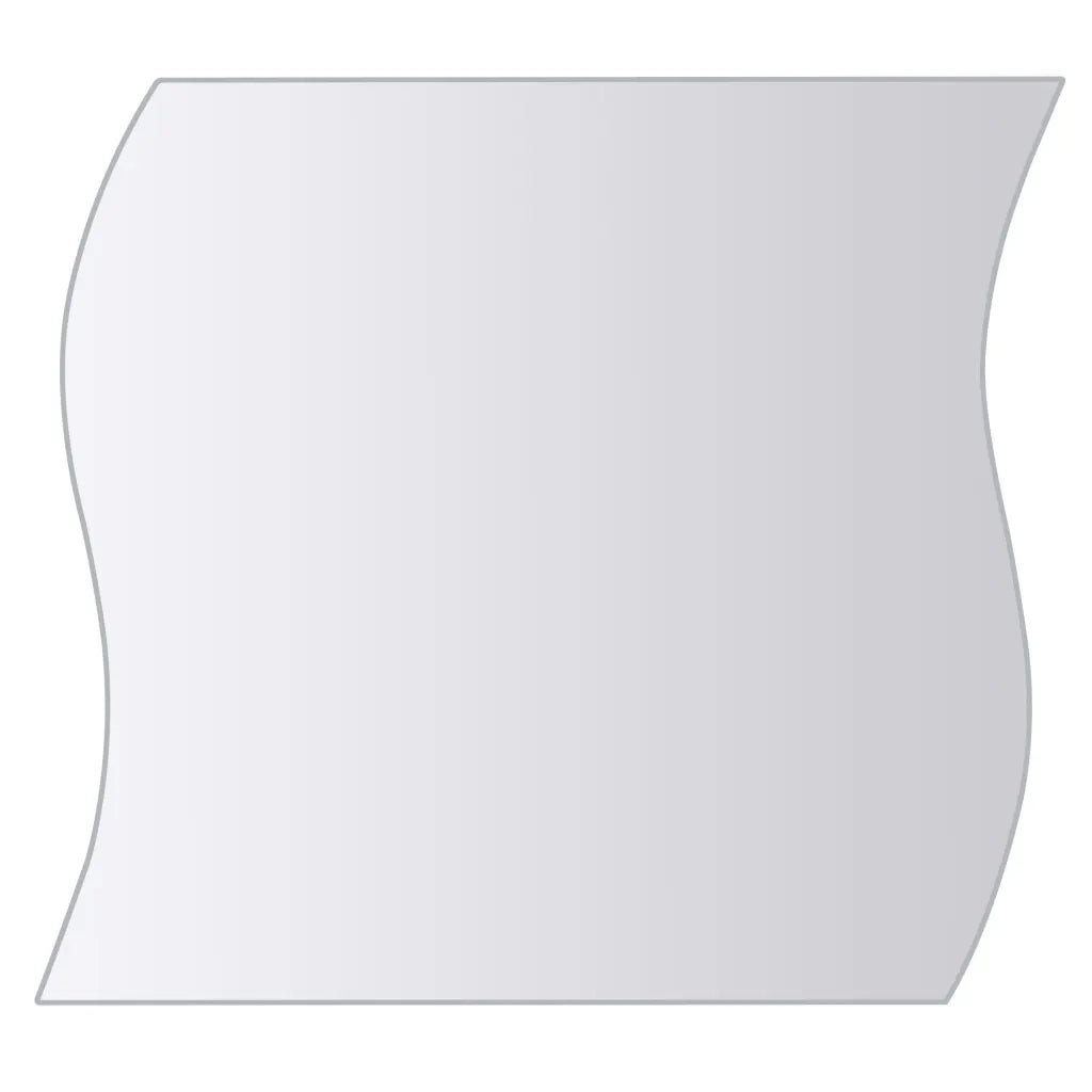 Piastrelle a Specchio 8 pz Multiforma in Vetro 244461