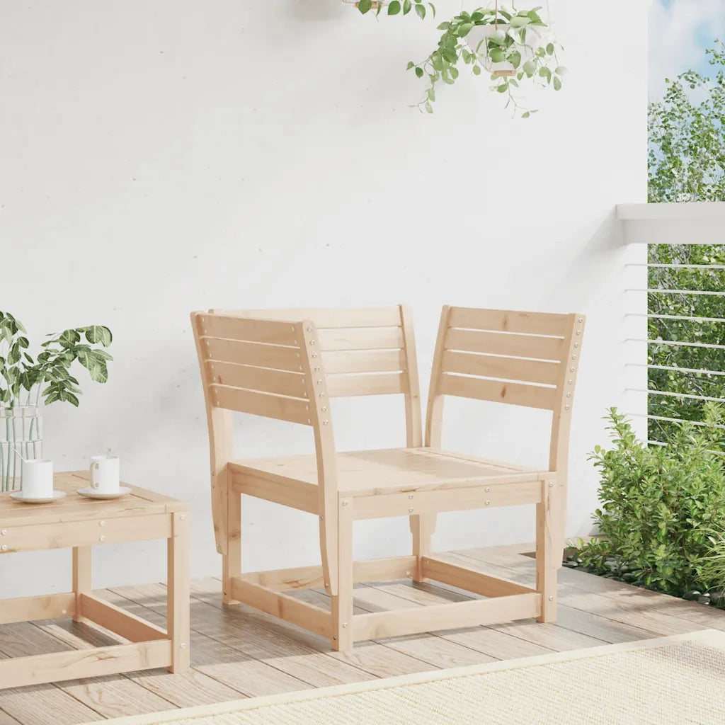 Sedia da Giardino in Legno Massello Pino 844674