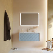 Mobile sospeso Relief 100 cm - Blu pastello opaco