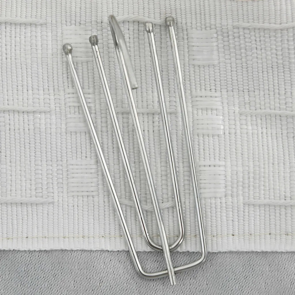 Tende Oscuranti con Ganci Effetto Lino 2 pz Beige 140x245 cm 321214