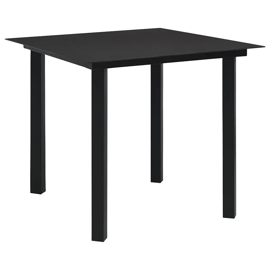 Set da Pranzo da Giardino 5 pz in Polyrattan e Vetro 3060238