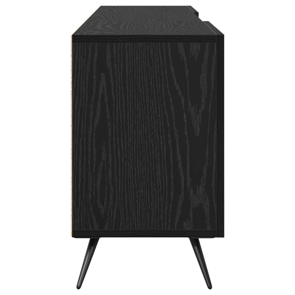 Mobile TV 150 x 30 x 50 cm Rovere nero Legno ingegnerizzato