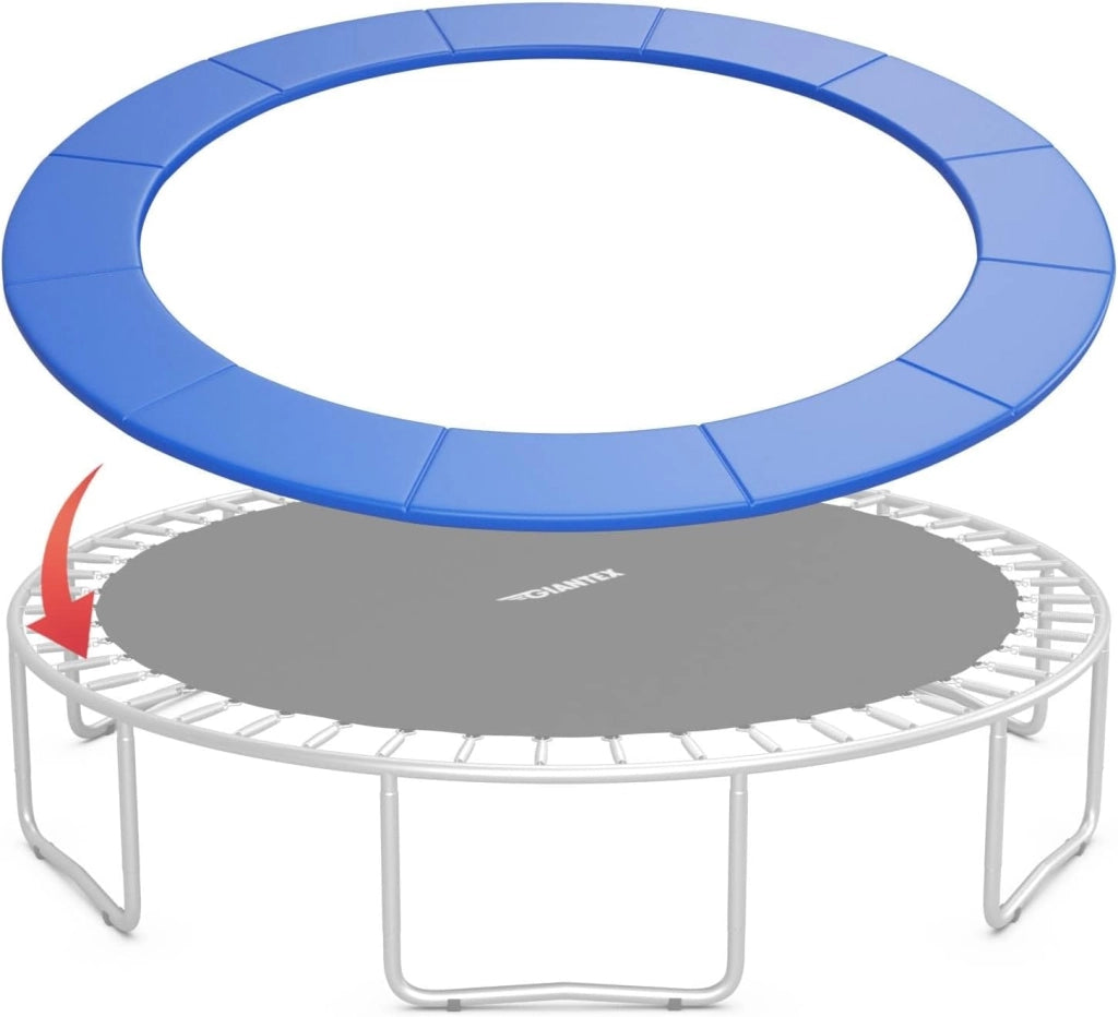 Copertura Bordo Imbottita per Trampolino, Copertura di Sicurezza Sostitutiva per Trampolino Impermeabile e Resistente allo Strappo, Accessori per Tappeto Elastico