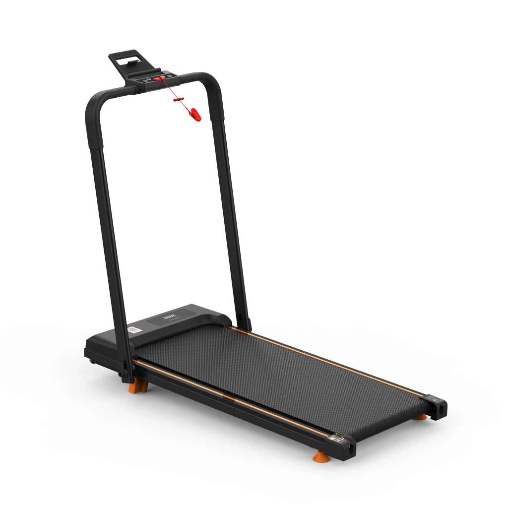 Tapis Roulant da Scrivania Compatto 2-in-1 per Camminare, Correre e Jogging, Portatile con Inclinazione, Capacità 120 kg, con App
