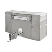 Rayen 05LTEA Copertura Stendibiancheria con Termoventilatore Estensibile 105-180 cm 2000 W colore Grigio