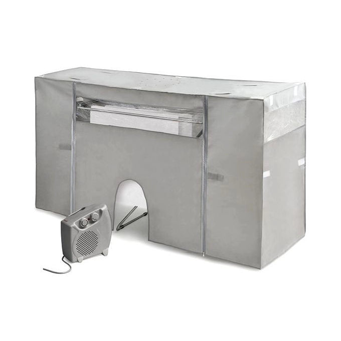 Rayen 05LTEA Copertura Stendibiancheria con Termoventilatore Estensibile 105-180 cm 2000 W colore Grigio