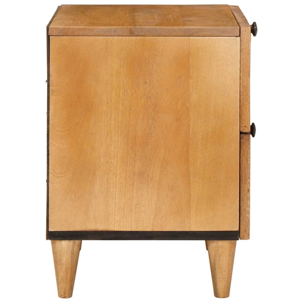 Comodino | Armadio da Notte | Mobiletto da notte Marrone Chiaro 40 x 33 x 46 cm