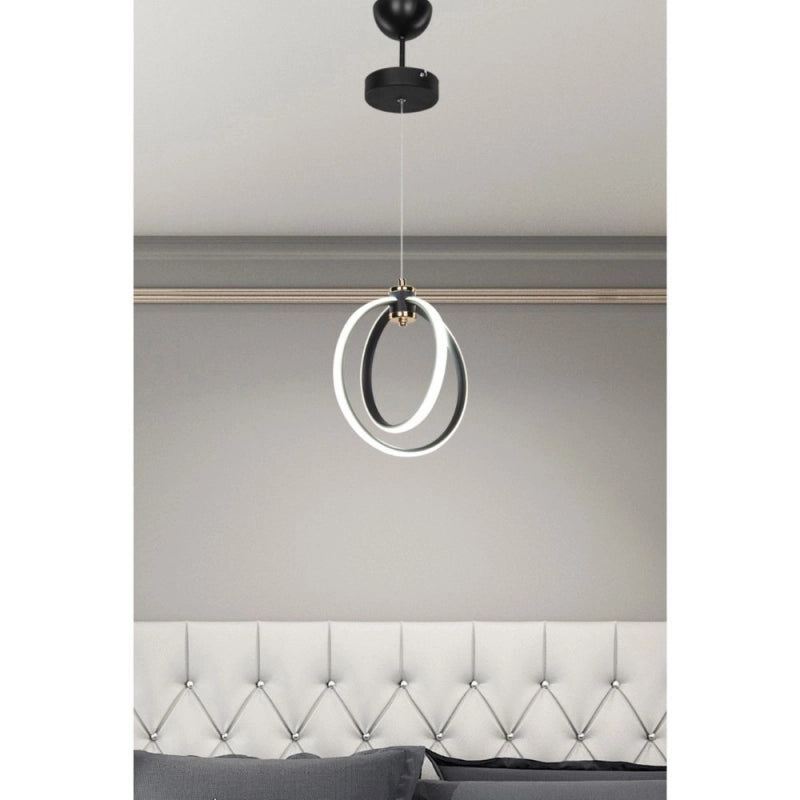 Lampada a sospensione Felicia due cerchi Led ASZ1591