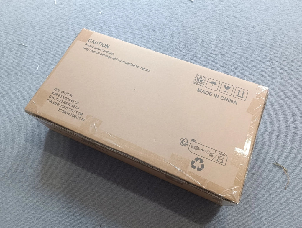 Mobiletto da bagno sospeso con doppia anta senza maniglie in effetto rovere, 60x22x58 cm