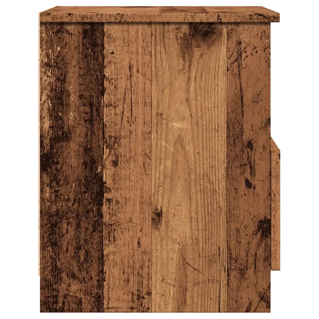 Comodino Legno Antico 40x40x50 cm in Legno Multistrato 856498