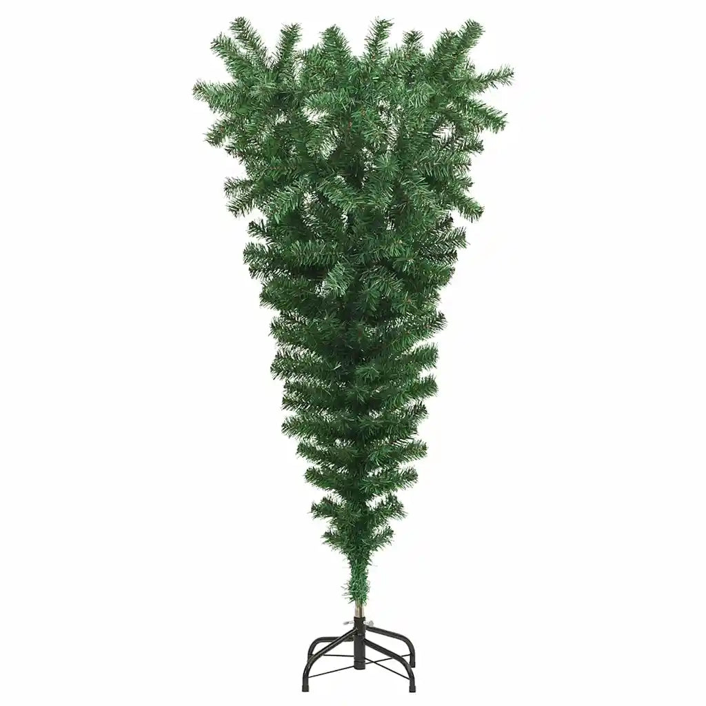 Albero di Natale artificiale preilluminato-Albero Natalizio rovesciato con set di palline 175920