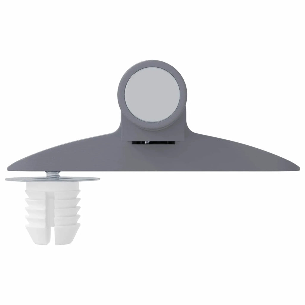 Smorzatore a Chiusura Morbida 2 pcs Grigio 125 x 47 x 15 mm PP 864607