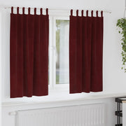 Tende oscuranti 2 pcs Rosso Vino 140 x 175 cm Velluto 4107309