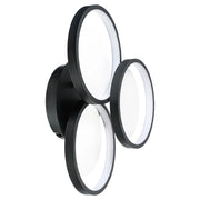 Lampada Da Parete Applique Led App1919-w Black
