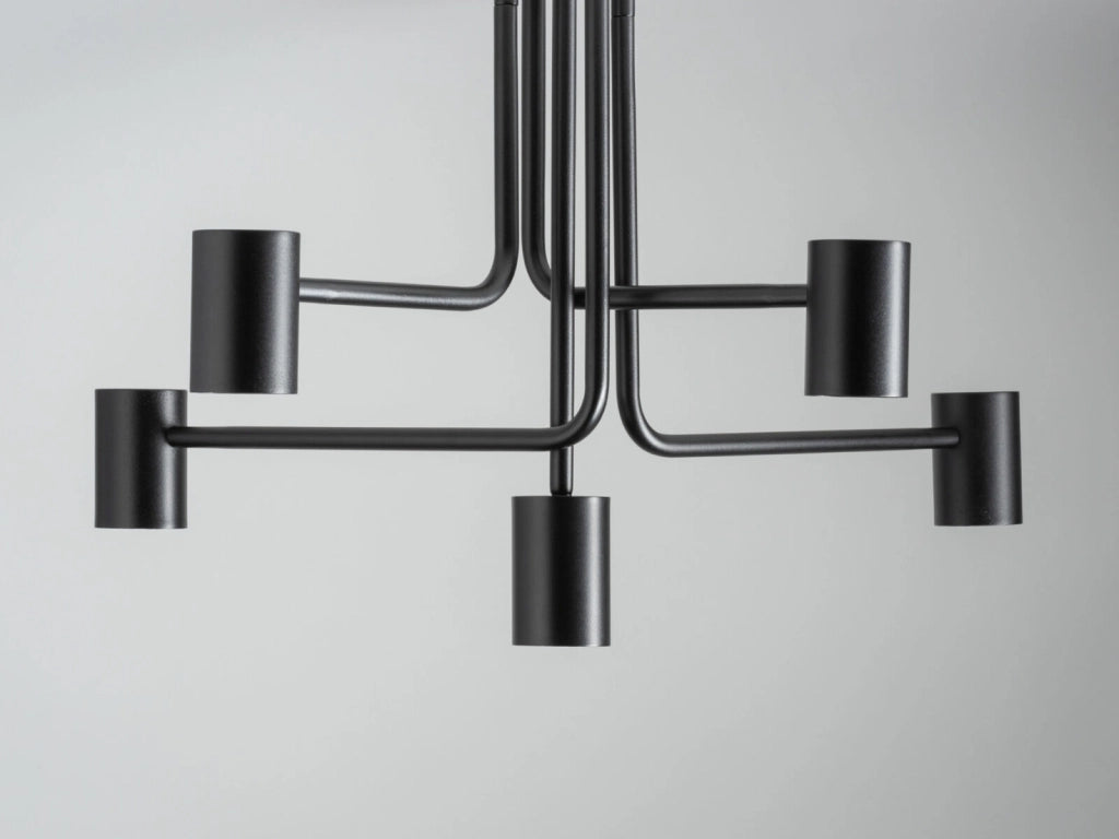 Plafoniera moderna nera Luis 5xGU10 25W Sigma Lighting
