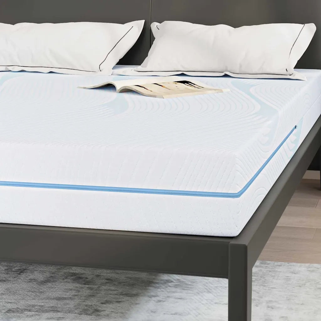 Materasso Bianco 140 x 200 cm Tessuto Jacquard 4106294