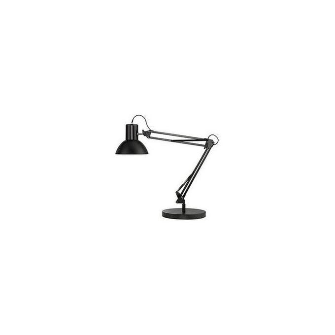Unilux 400093600 Success 66 Lampada da Tavolo LED E27 11 W con Interruttore sul Cavo e Morsetto colore Nero