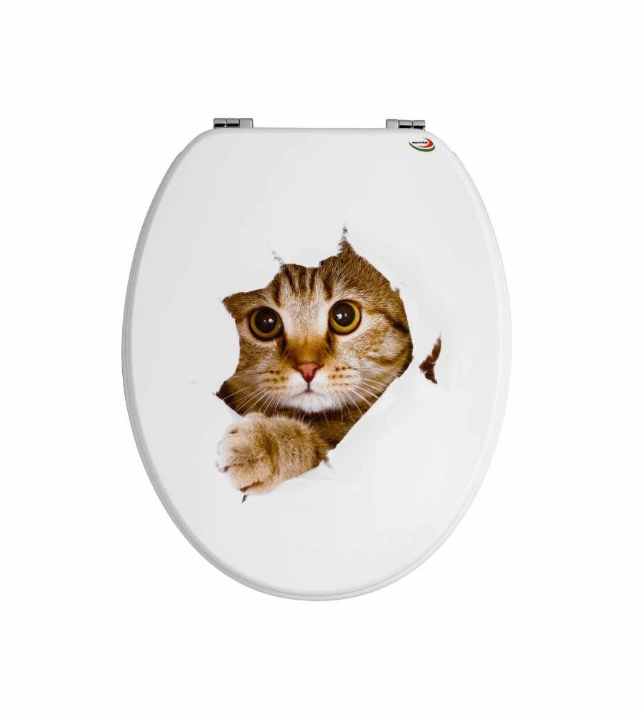 SEDILE UNIVERS.GATTO BIANCO LUC.MDF E1000 - SEBA
