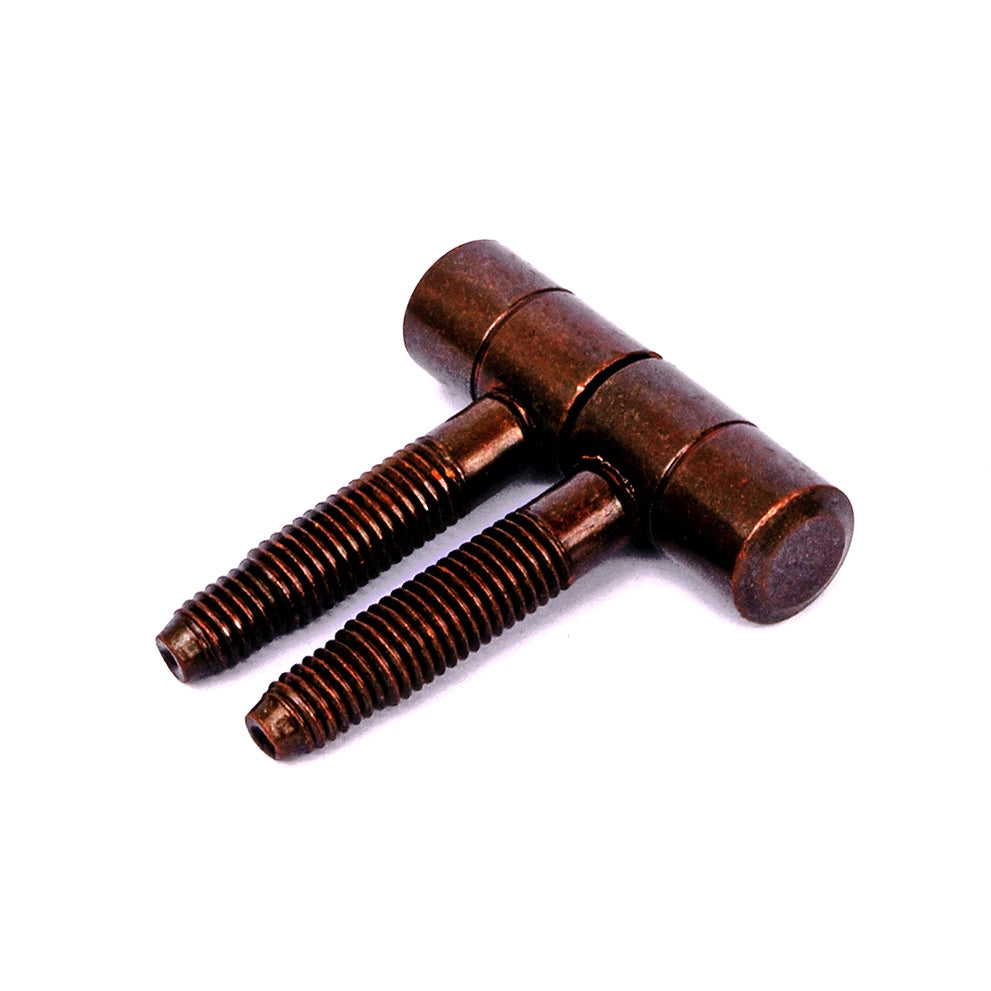 Cerniere per infissi "Anuba" in ferro bronzato Ã˜ 14 mm. 2 pz.