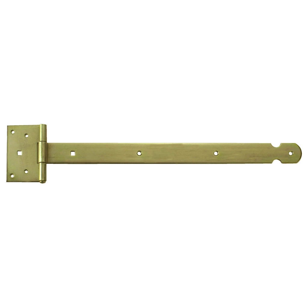 Bandella con cerniera, pesante 600 x 40 x 4,0 mm. - zincato giallo