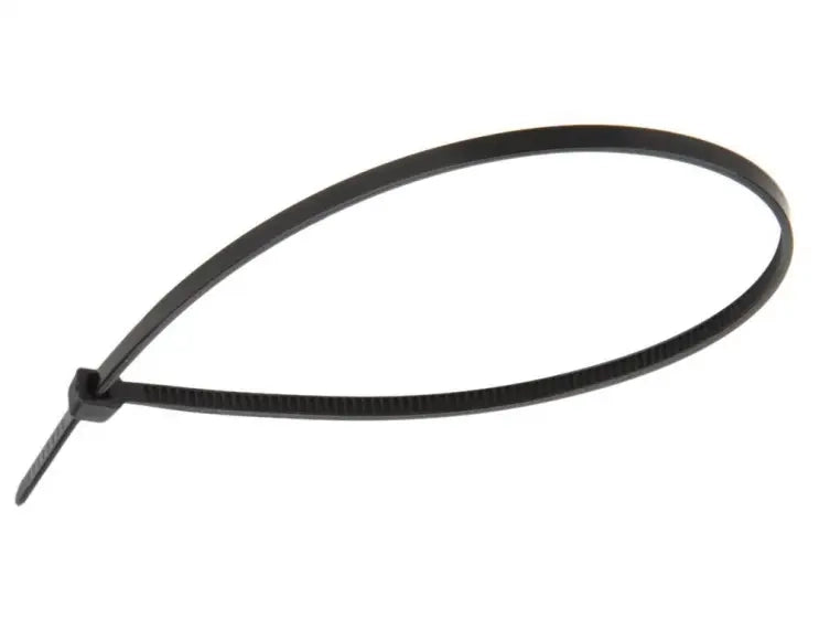 FASCETTA A STRAPPO PER CABLAGGIO mm 7,5 x 280 - nero  - UNIKO