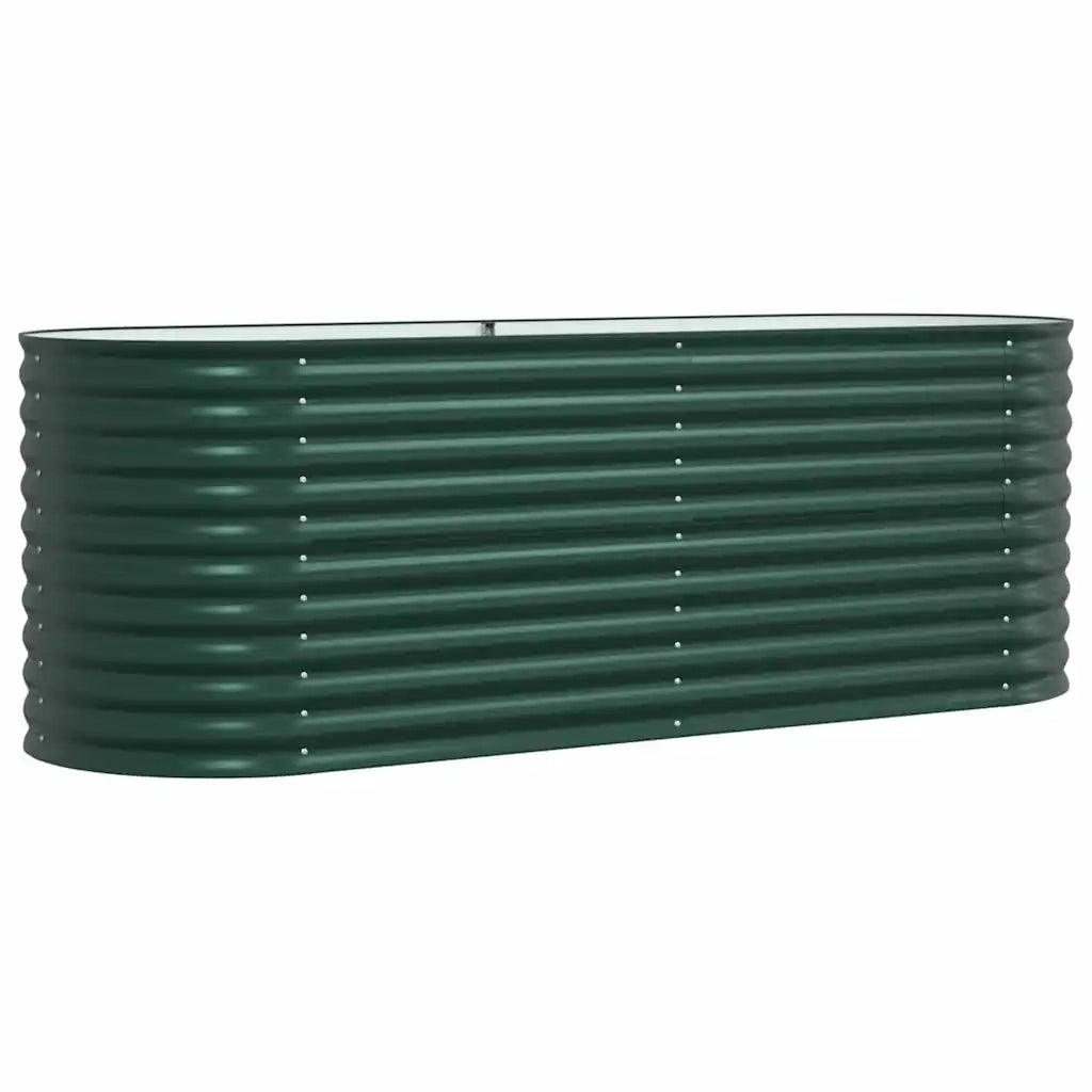 Letto Rialzato Verde 240 x 80 x 81 cm Acciaio 42008124