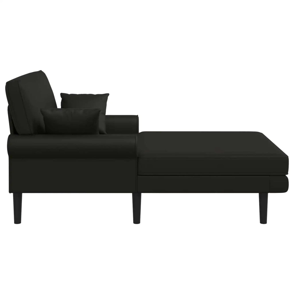 Chaise longue Nero Similpelle 42048100