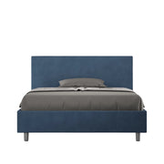 Letto Matrimoniale Extra Large 200x210 cm Senza Rete Adele Blu