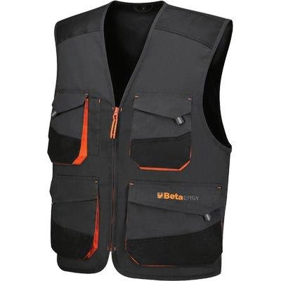 GILET LIGHT 7867G BETA  GRIGIO ARANCIO L