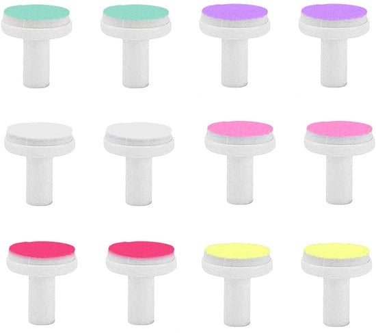 Trimmer per unghie sostituibile - 12 pezzi - Varie colorazioni - Accessori per bambini - Adatto per adulti e bambini - 12 lame.