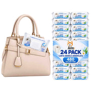 Akitaink 24 Confezioni Carta Igienica Umidificata Pocket 480 Pz