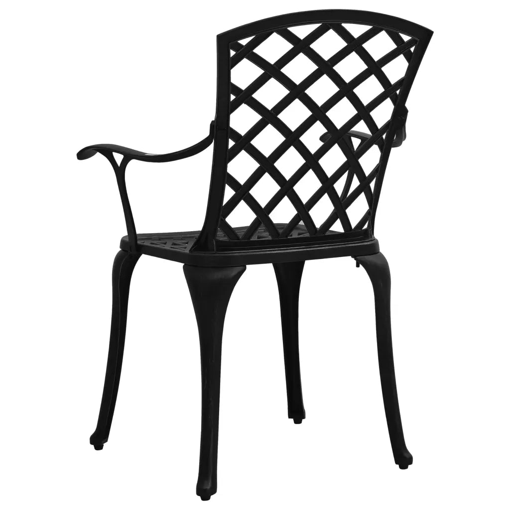 Set da Bistrot 3 pz in Alluminio Pressofuso Nero 3070584