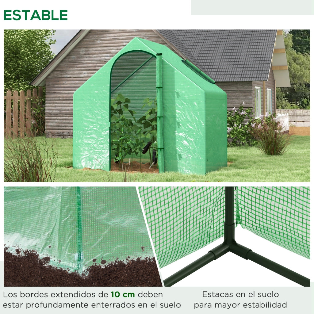Serra da Giardino ¨C zephmum ¨C Verde Acciaio 180x100x168 cm