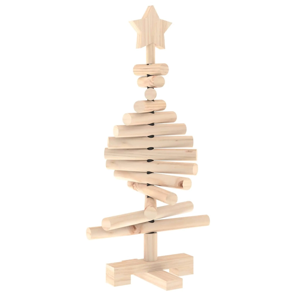 Albero di Natale in legno KOTKA 60 cm Legno Massello di Pino 42051515