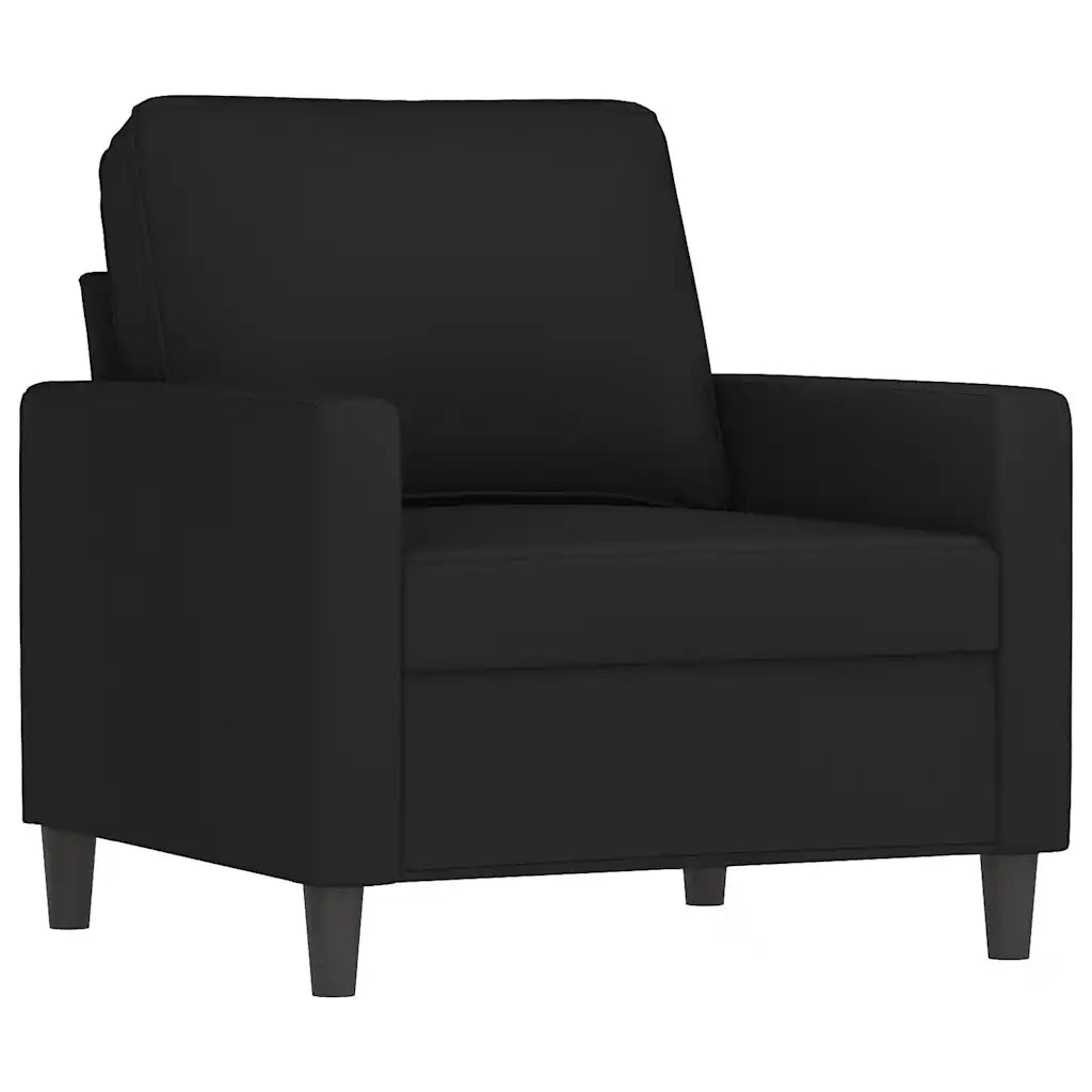 Poltrona | Sedia Relax Nero 60 cm Velluto