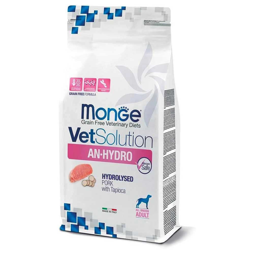 Monge Dog VetSolution An-Hydro Canine Maiale 9kg