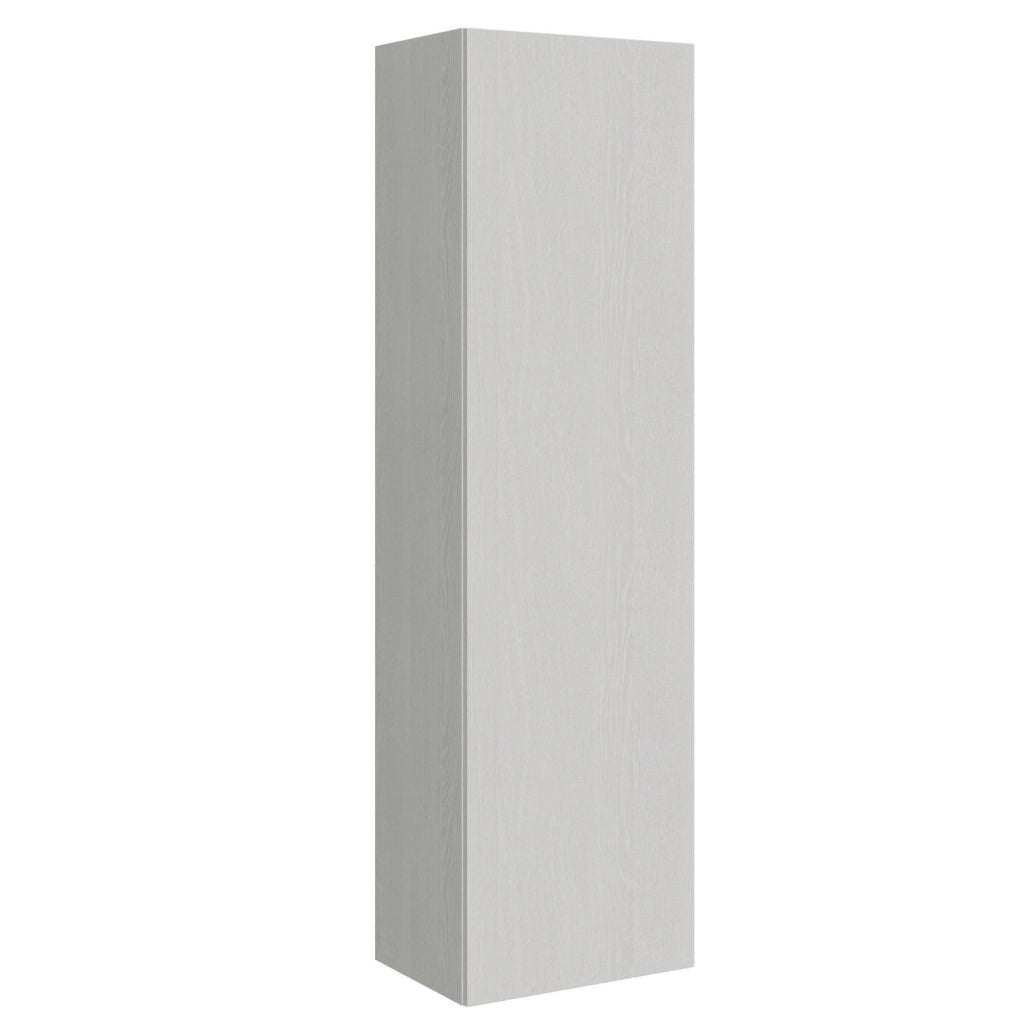 Base Colonna a terra Isoka L.60 H.210,3 P.39,2 sx-dx Bianco Frassino