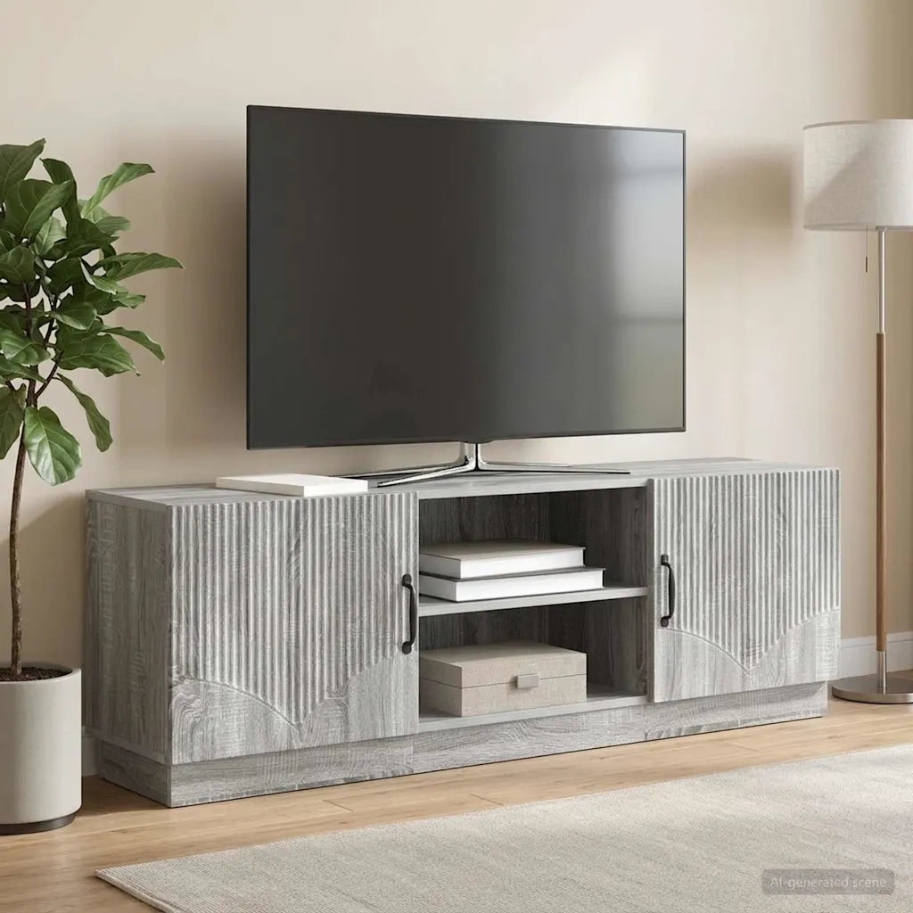 Mobile TV Grigio Sonoma 150 x 31 x 47 cm Legno ingegnerizzato 895381