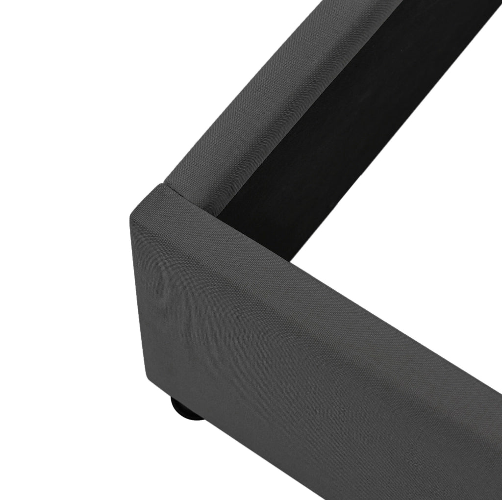 Letto imbottito 160x200 con testiera contenitore, prese USB e LED RGBW