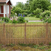 Recinzione per Giardino Carbonizzato 400 x 100 cm Giunco 42031259