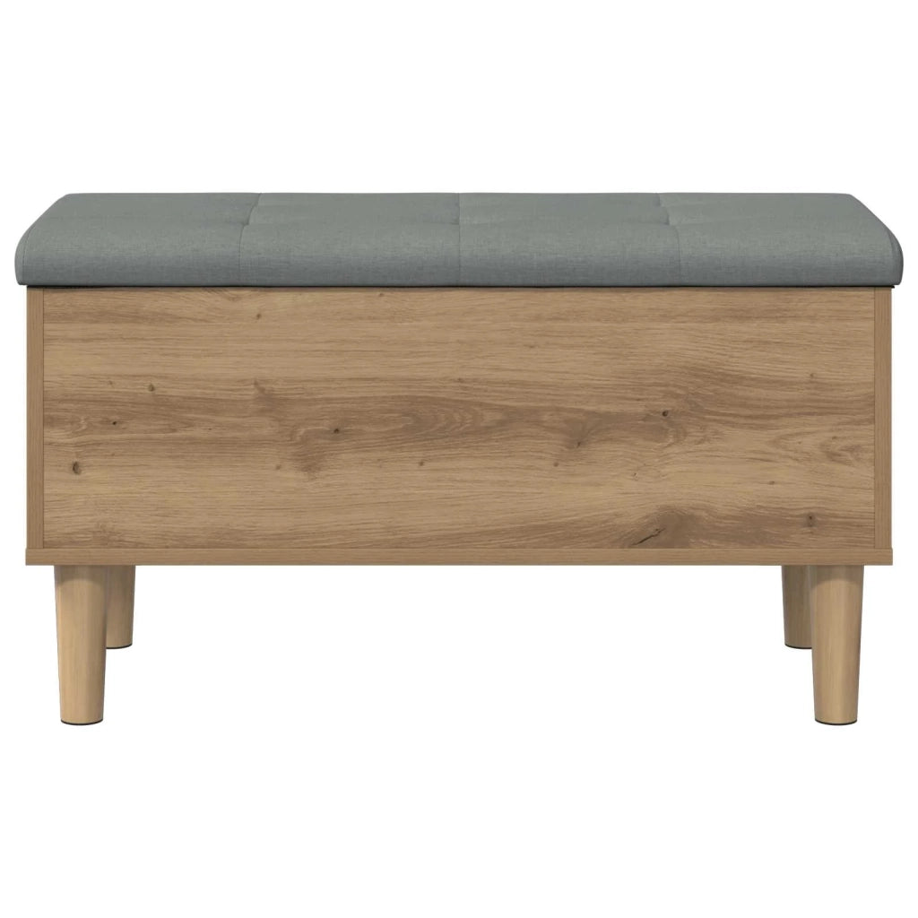 Panchina con Cuscino Rovere Artigianale 82 x 42 x 46 cm 8017742