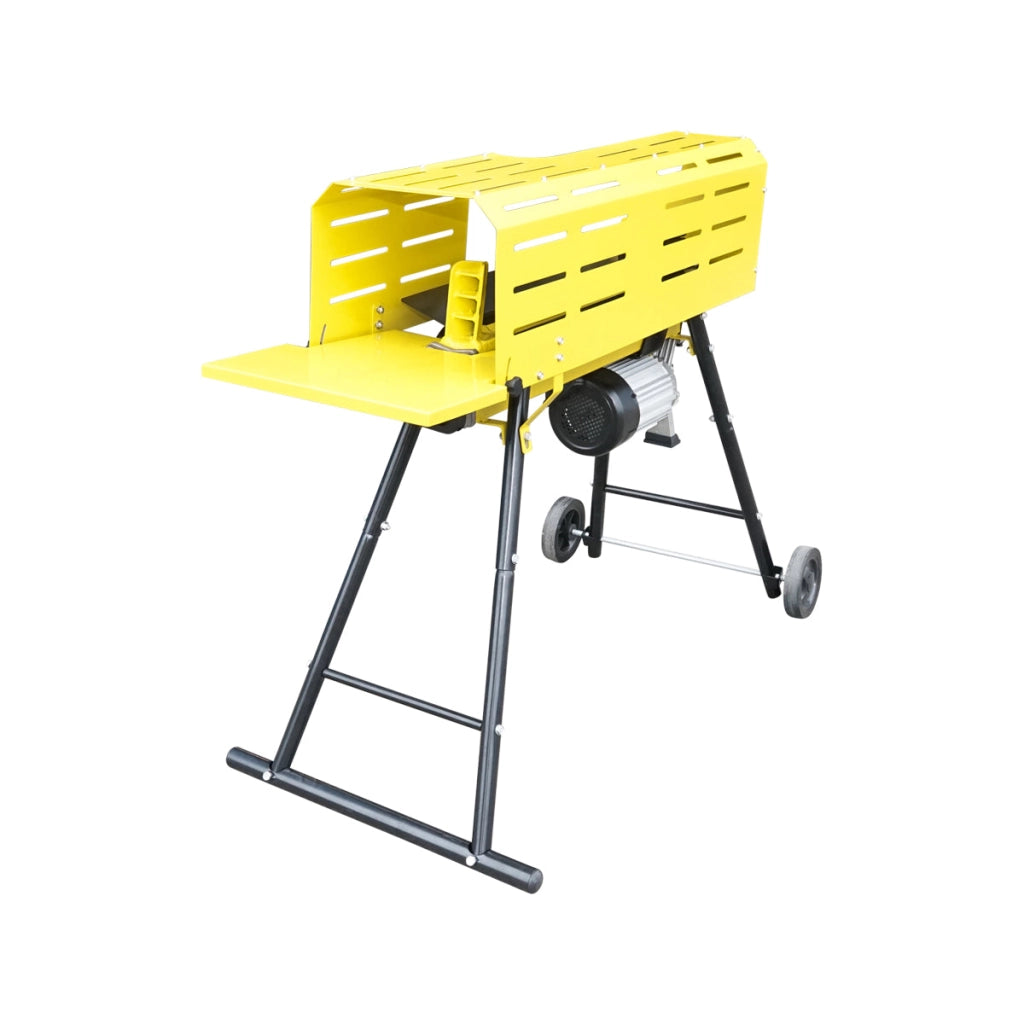 Spaccalegna orizzontale 7T 230V 2kW con supporto in altezza e protezione THOR